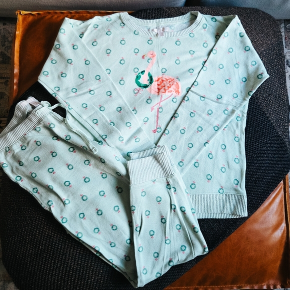 🦩 Lauren Conrad Flamingo Lounge Set (Size PXS) - Picture 1 of 5